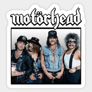 Motorhead White Black Sticker